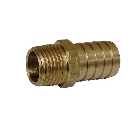 Jones Stephens 3/8in. x 3/4in. Brass Hose Barb x MIP Adapter G25612